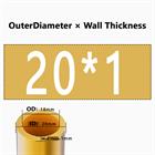H62 Brass Round Tube Pipe Hollow Tube OD 0.8mm 0.9mm 1mm-30mm Length 200mm 500mm