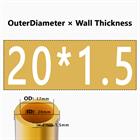 H62 Brass Round Tube Pipe Hollow Tube OD 0.8mm 0.9mm 1mm-30mm Length 200mm 500mm