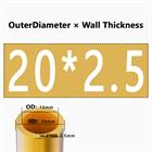 H62 Brass Round Tube Pipe Hollow Tube OD 0.8mm 0.9mm 1mm-30mm Length 200mm 500mm