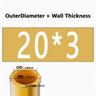 H62 Brass Round Tube Pipe Hollow Tube OD 0.8mm 0.9mm 1mm-30mm Length 200mm 500mm