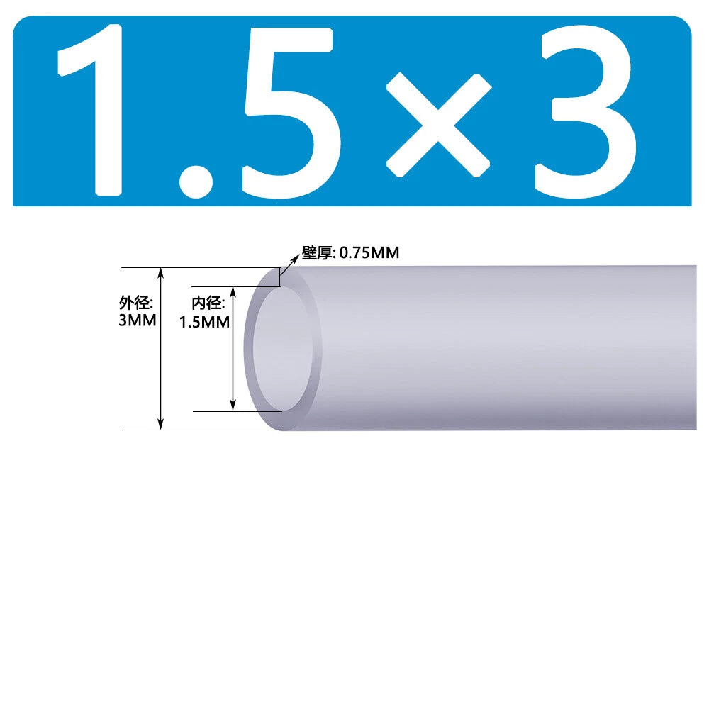 Food Grade Clear Silicone Tube Beer Milk Hose Pipe Soft Rubber ID 0.5mm - 38mm