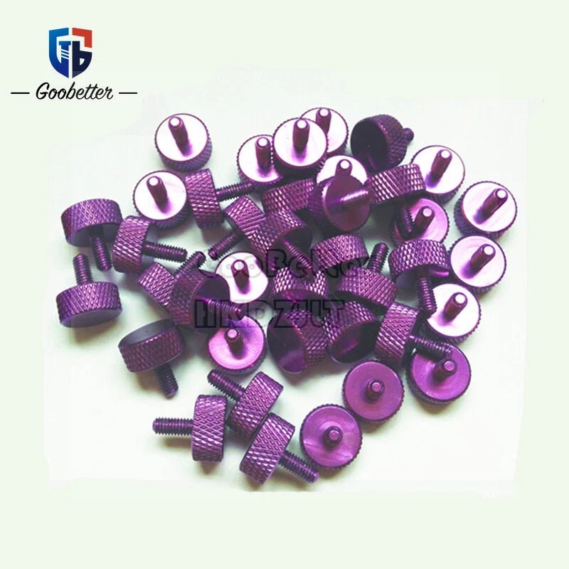 M3 Knurled Thumb Screws – Aluminum Anodized, Colorful, M3 x 20–50 mm - HomeDIYer