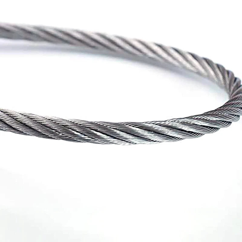 1mm-20mm Stainless Steel Wire Rope Lifting Metal Cable 2/3/4/5/6/8/10/12/14/16mm