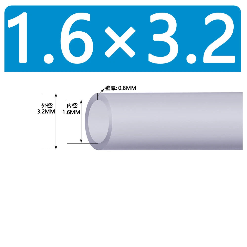 Food Grade Clear Silicone Tube Beer Milk Hose Pipe Soft Rubber ID 0.5mm - 38mm