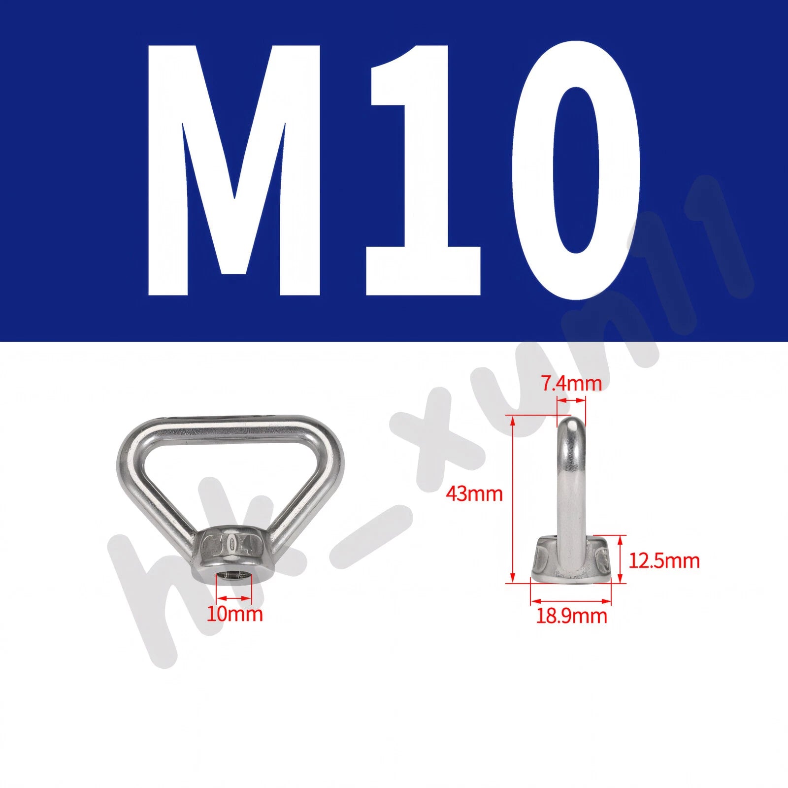 M3 M4 M5 M6 M8 M10 M12 TO M24 LIFTING EYE NUTS & BOLTS A2-304 STAINLESS STEEL
