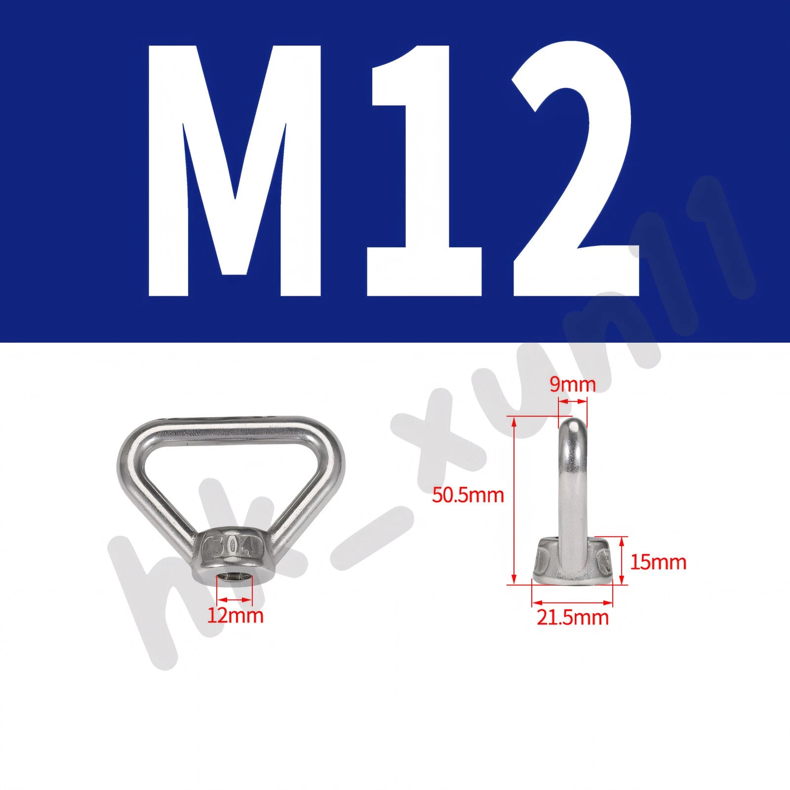 M3 M4 M5 M6 M8 M10 M12 TO M24 LIFTING EYE NUTS & BOLTS A2-304 STAINLESS STEEL