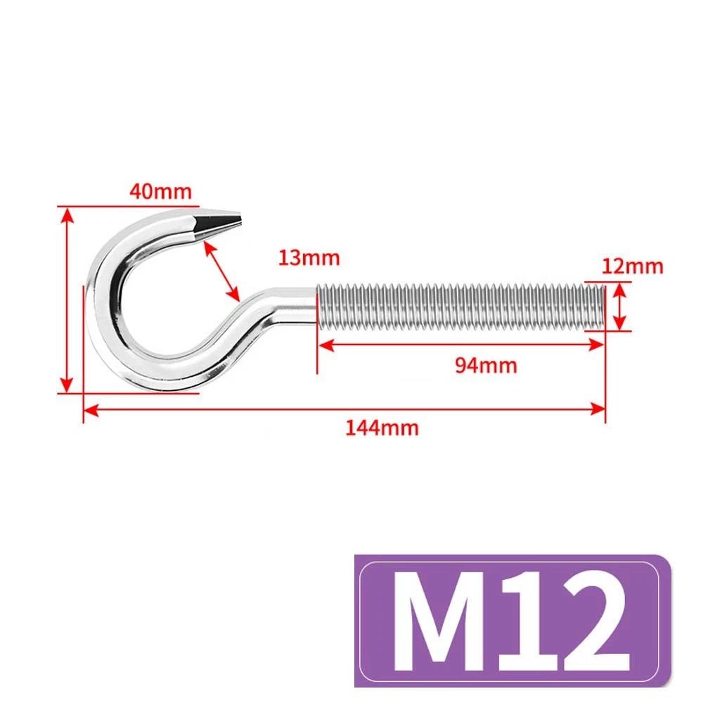 Metric Eye Bolt & Hook Screw — Stainless Steel, M4–M24, Standard & Left Hand Thread - HomeDIYer