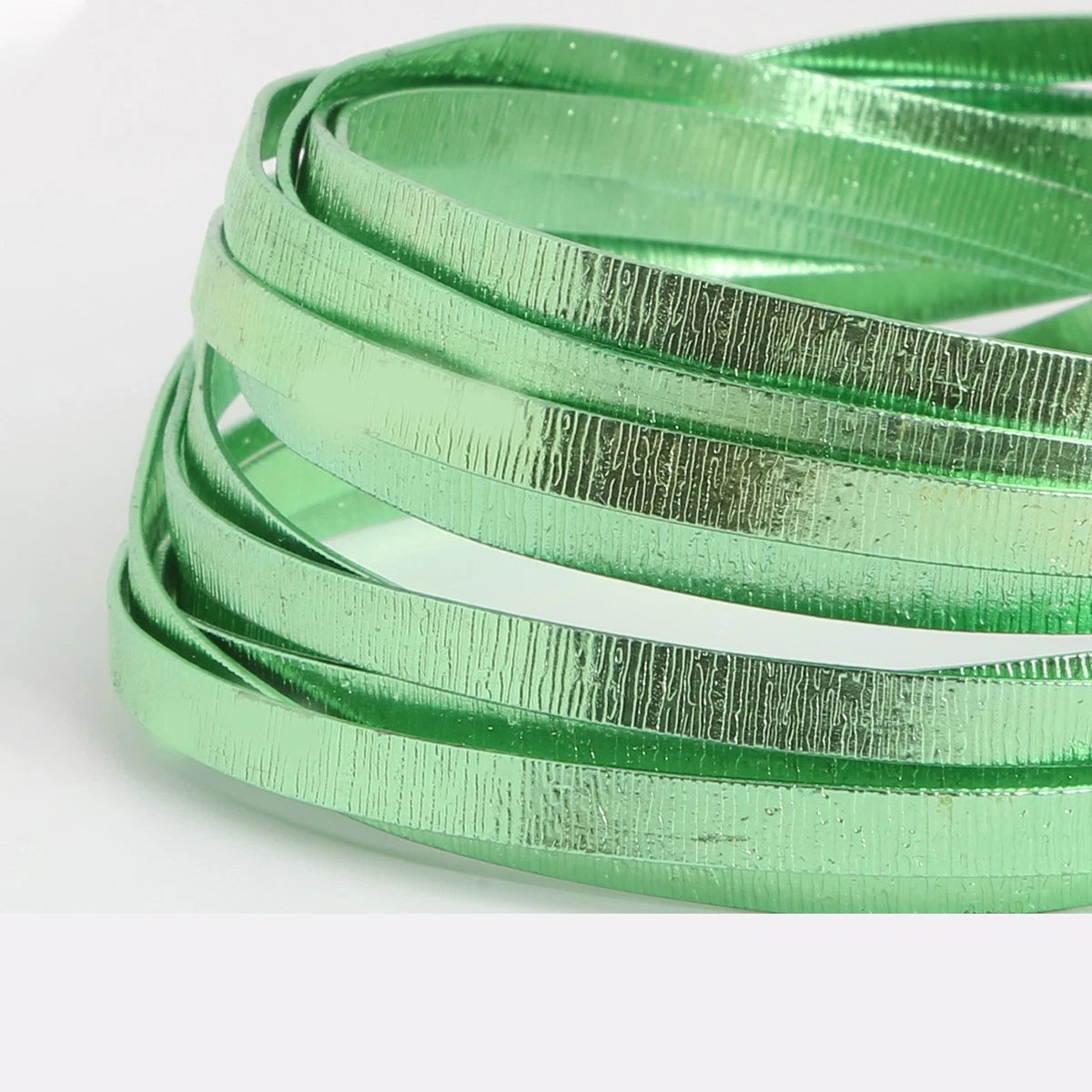 Colors Aluminum Flat Wire 5mm Bendable Metal Craft Jewelry Making Wires Strip