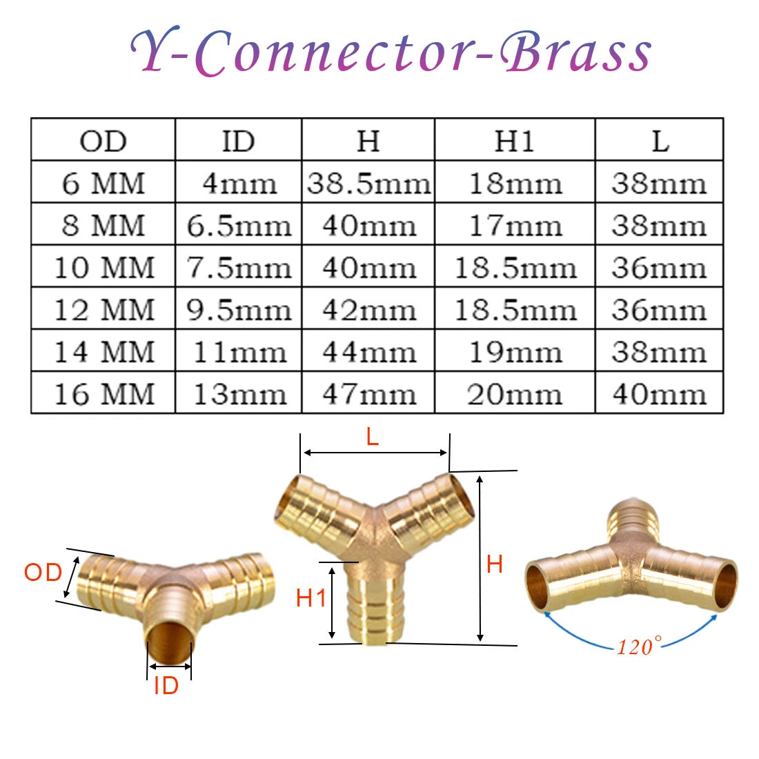 BSP Hose Barb Fittings — Brass & Stainless Steel, Male/Female Thread, Elbow, T, Y, Cross