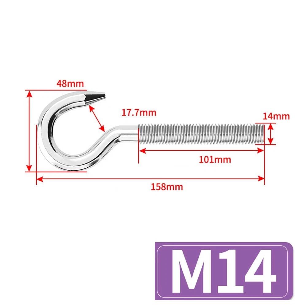 Metric Eye Bolt & Hook Screw — Stainless Steel, M4–M24, Standard & Left Hand Thread - HomeDIYer
