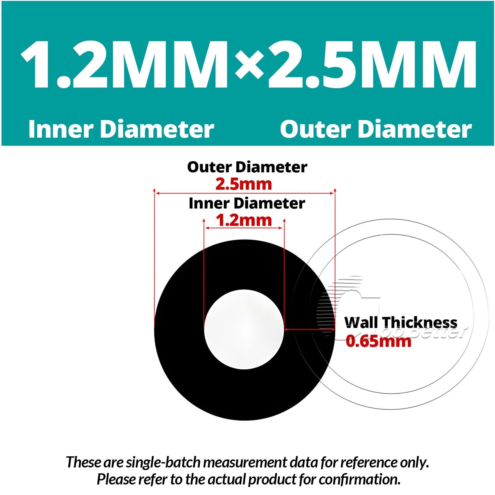 Black Silicone Rubber Tube – ID 0.5–60mm × OD 1–68mm Flexible Hose Pipe