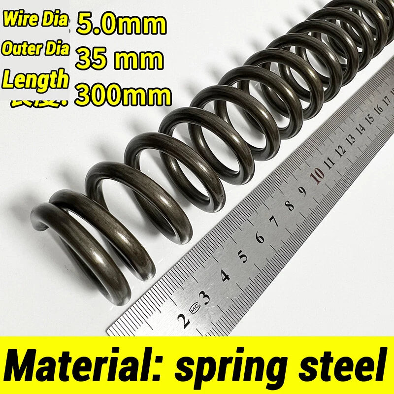Compression Spring 4-5mm Wire dia 40-80mm Diameter & 300mm Length Pressure Small