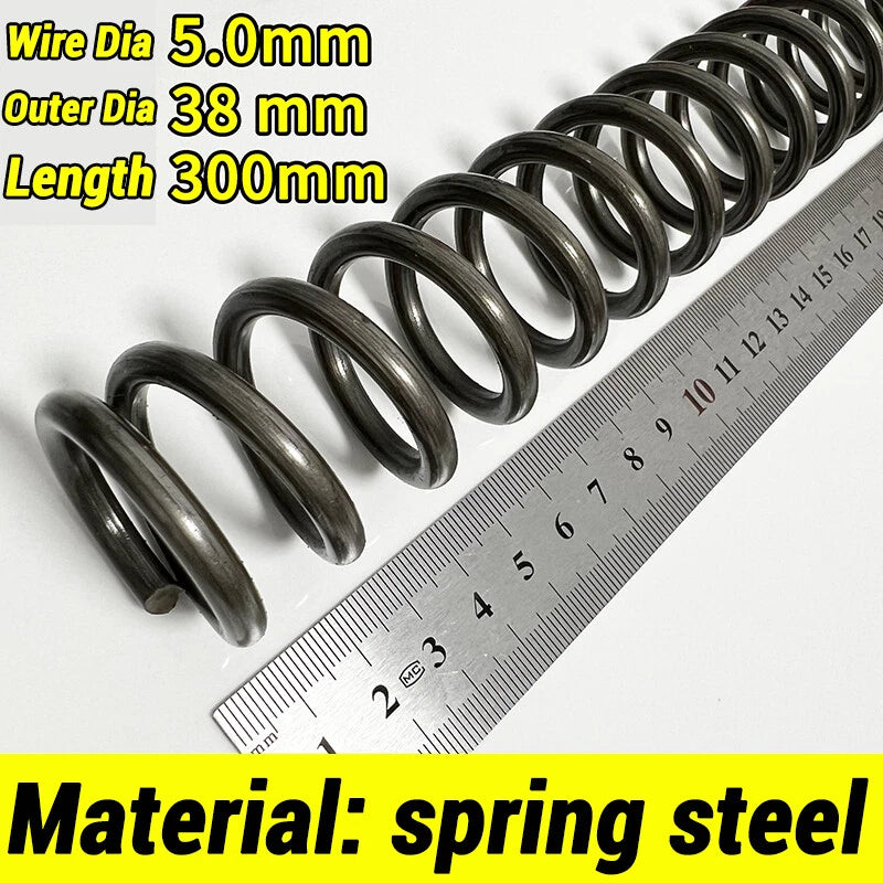 Compression Spring 4-5mm Wire dia 40-80mm Diameter & 300mm Length Pressure Small