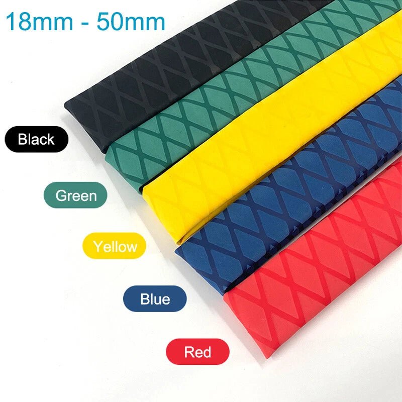 2:1 Heat Shrink Tubing – Patterned Cable Sleeve for Rod Handles - HomeDIYer