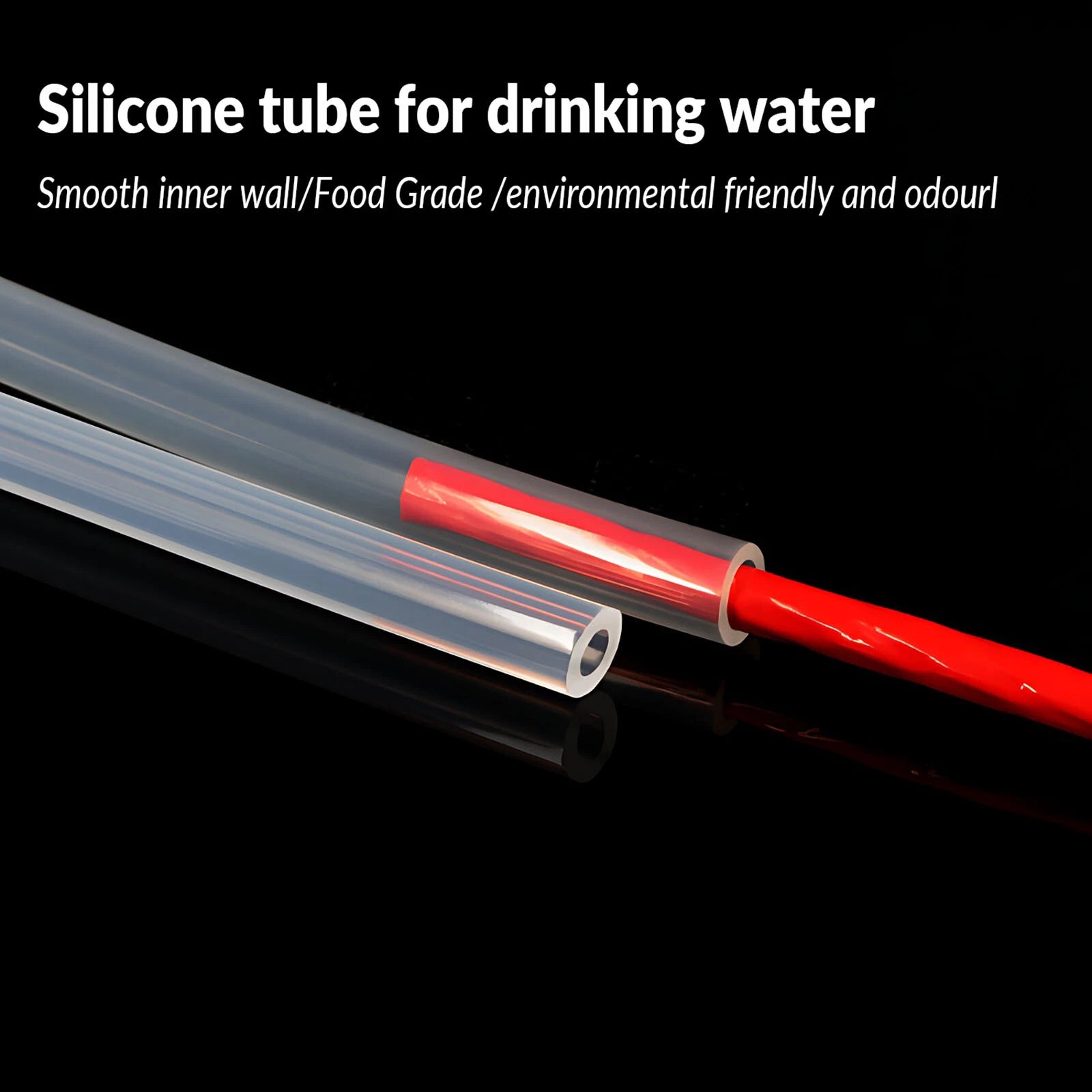 Food Grade Clear Silicone Tubing — Flexible Transparent Hose for Beer, Milk & Fluid Transfer