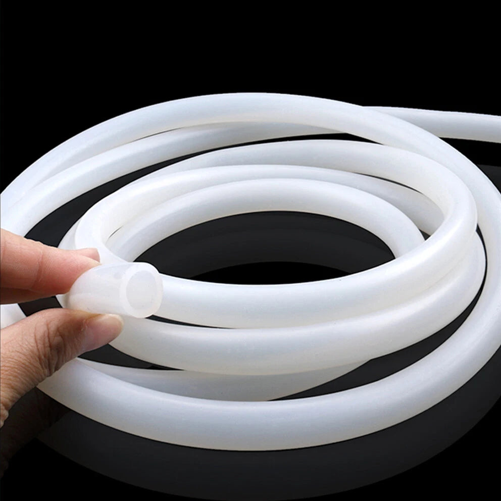 Silicone Tube Hose Beer Vacuum Pipe Food Grade Soft Rubber Translucent ID 2-25mm