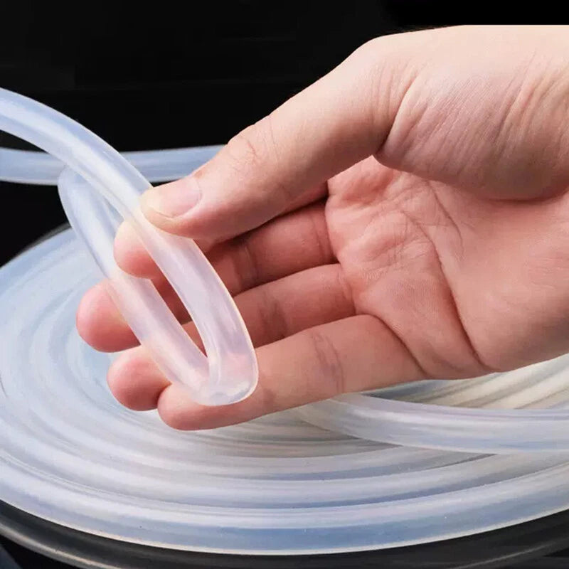 Clear Silicone Tubing — Food Grade Flexible Hose for Beer, Vacuum & Lab Use