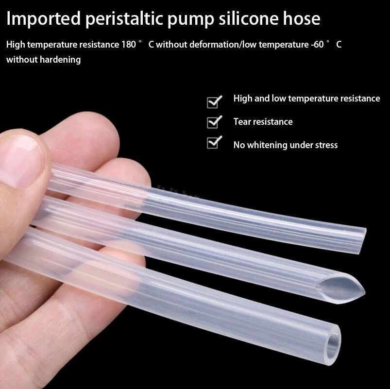 Transparent Silicone Hose | Vacuum Tube & Beer Line Soft Rubber Pipe 0.8–19mm ID
