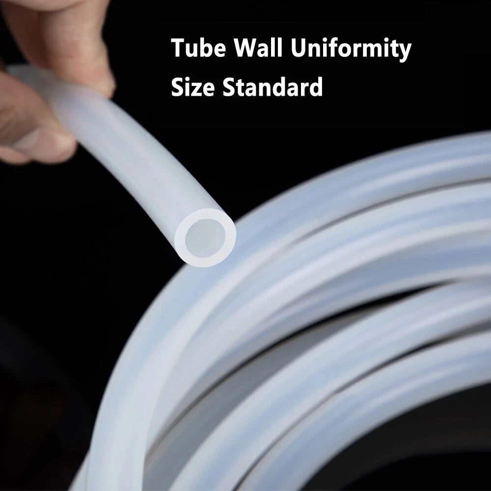 Food Grade Clear Silicone Tube — Odorless Flexible Rubber Hose for Milk, Beer & Water