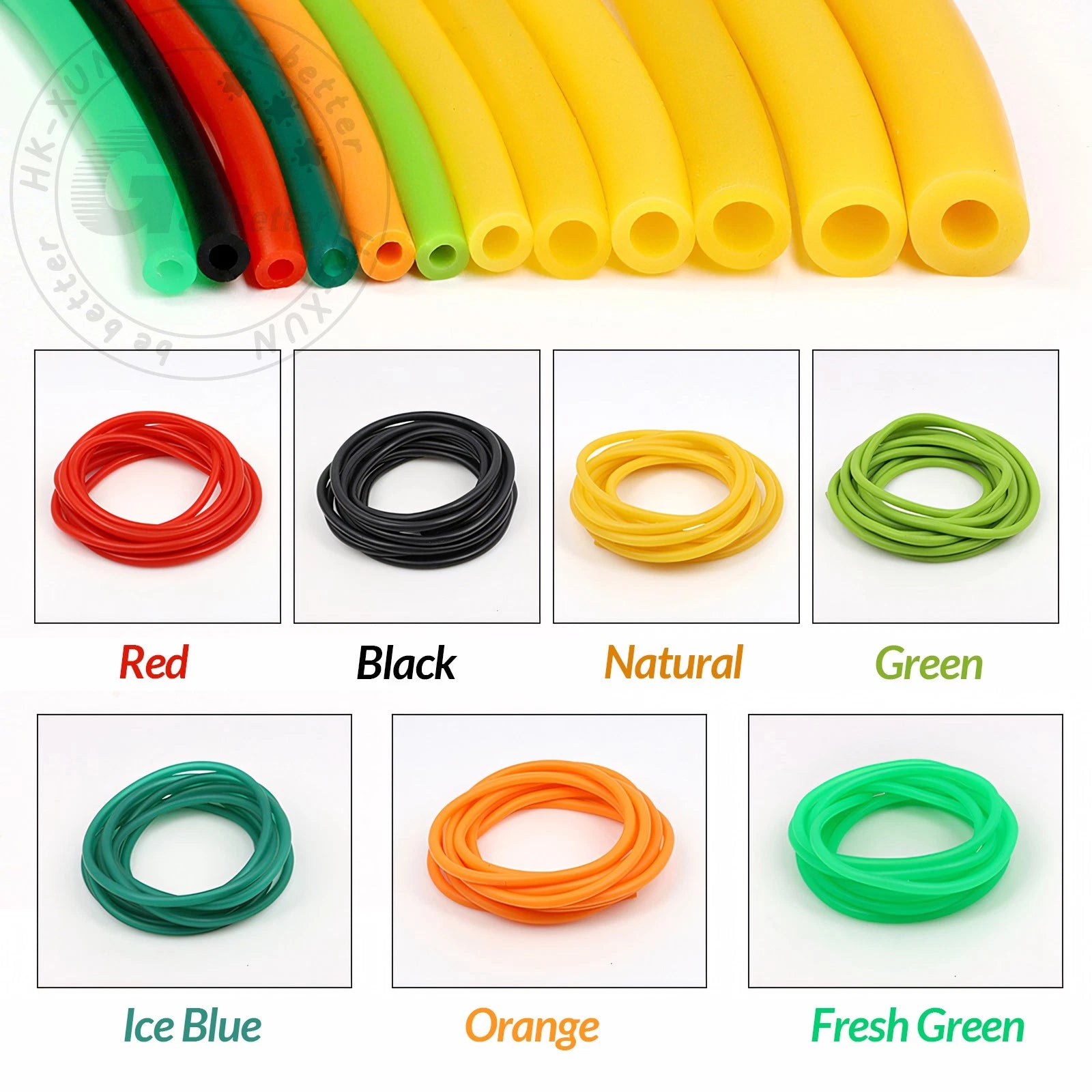 Latex Rubber Tube — Elastic Surgical Tubing for Slingshot, Fishing & DIY