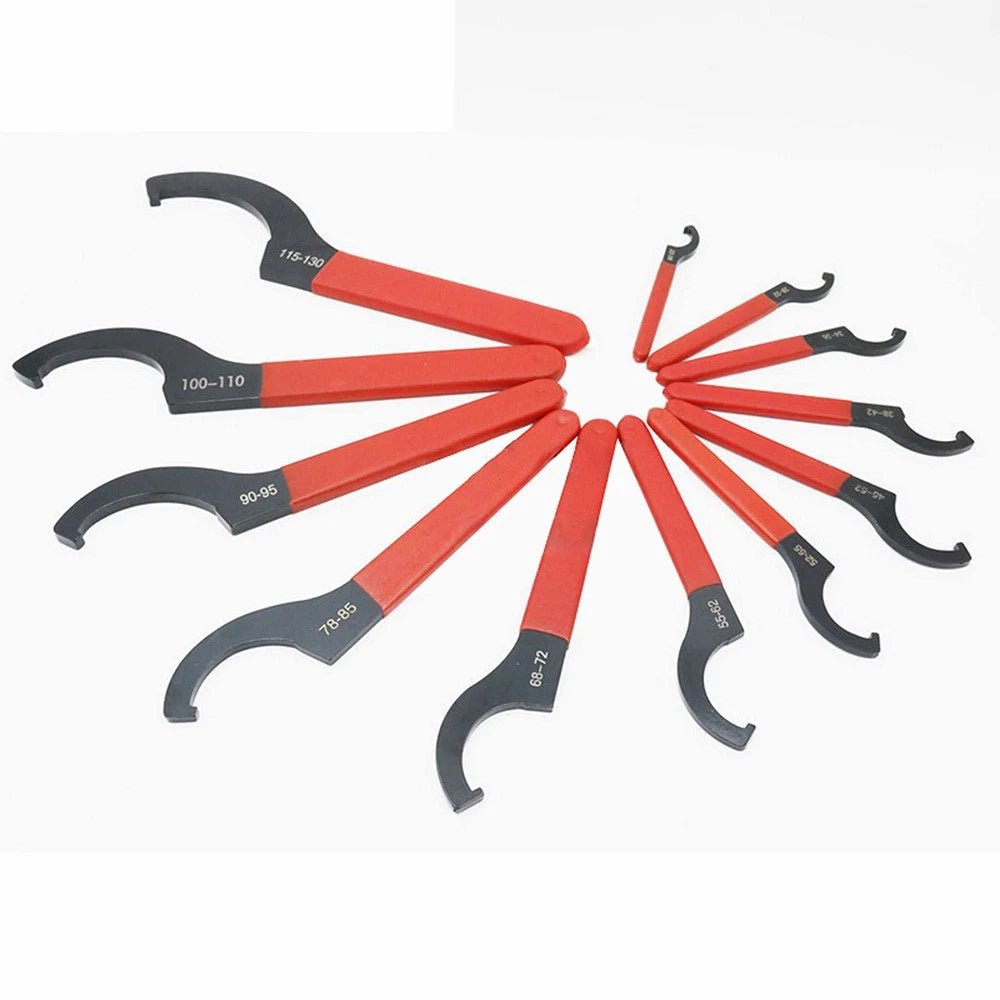 Universal Coil Over Wrench Shock Spanner Adjustable C Shape Wrenches All Size