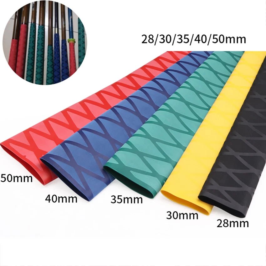 Non - Slip Heat Shrink Tubing Grip Wrap — Textured Sleeving for Tool Handles (φ28–50mm) - HomeDIYer