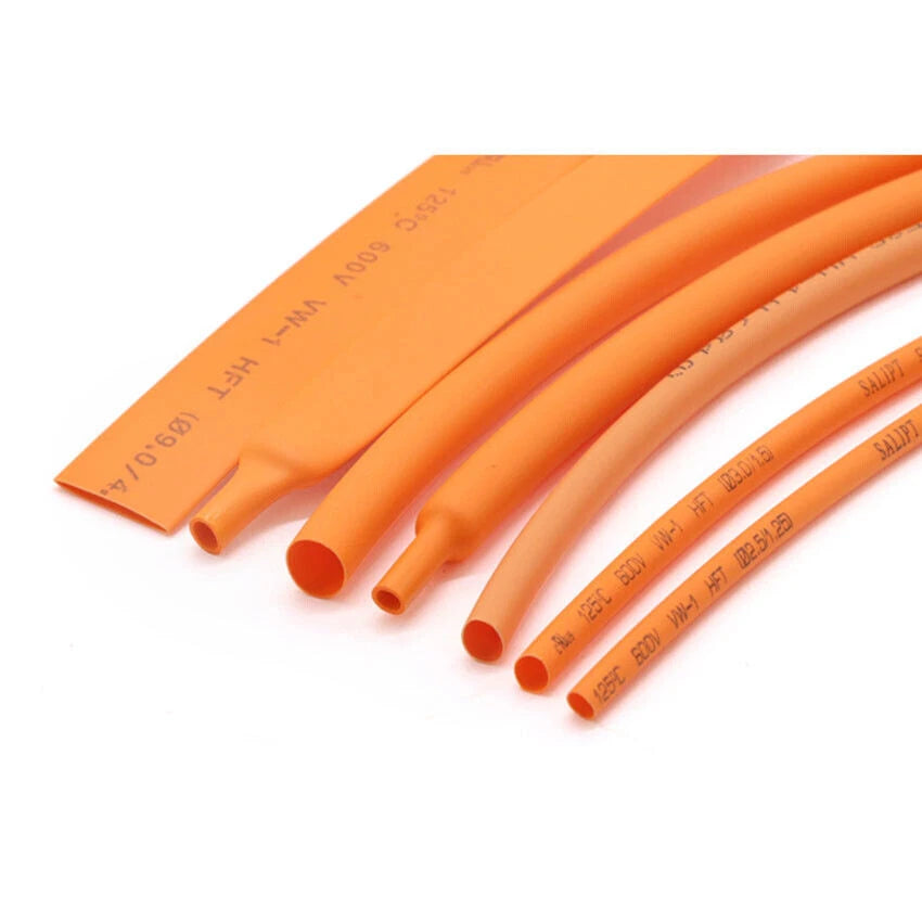 Orange Heat Shrink Tubing 3:1 with Adhesive Glue Lined — 3.2mm to 30mm, 1m–10m