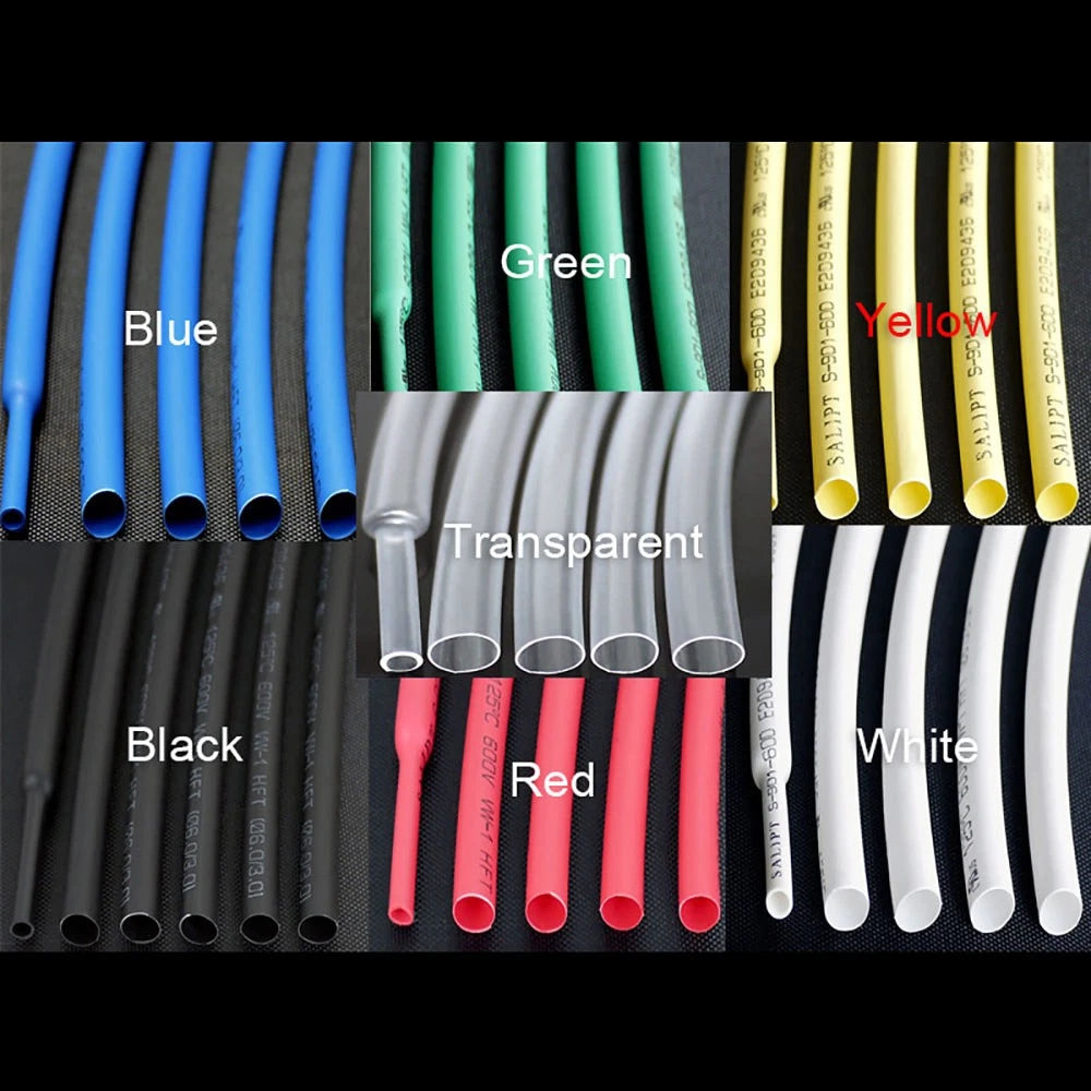 Heat Shrink Tubing φ5.5mm 2:1 – Electrical Wire Sleeving, 7 Colors, 1M–100M