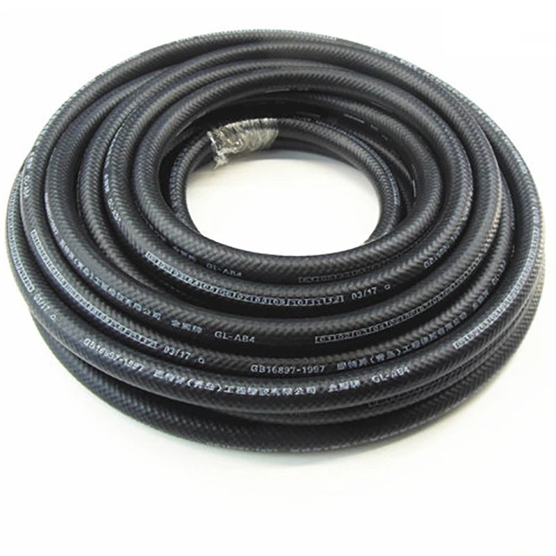Rubber Braided Fuel Hose — Unleaded Petrol, Diesel & Oil Line, 4mm–40mm ID