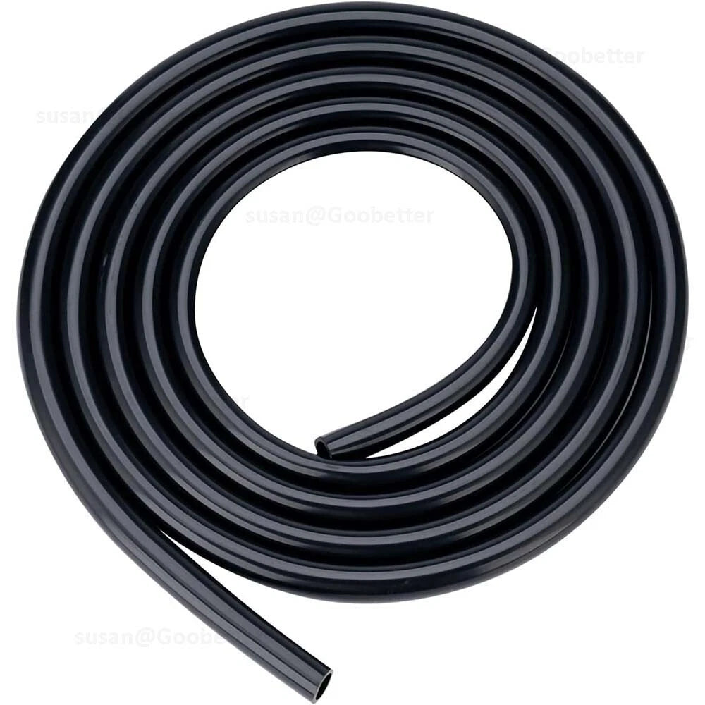 Silicone Hose Pipe Tube Water Air Black Rubber Tubing Tube ID 0.5mm to 38mm