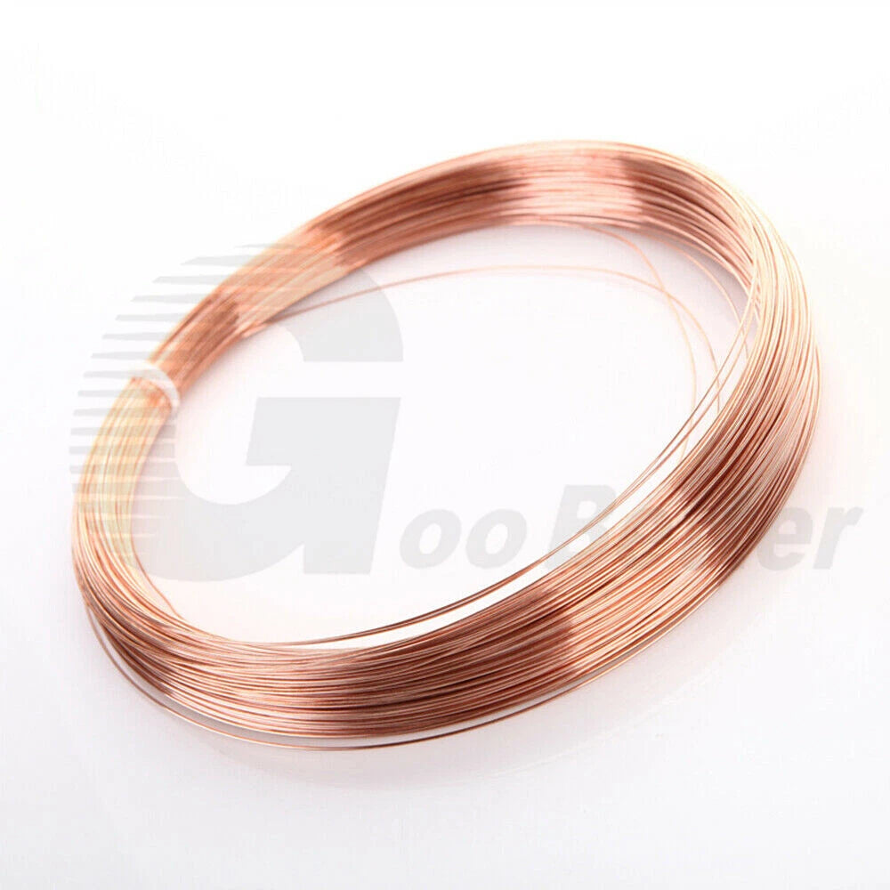 1Kg Pure Copper Wire 99.9% Round Solid Bare Uncoated Jewellery Craft Bonsai DIY