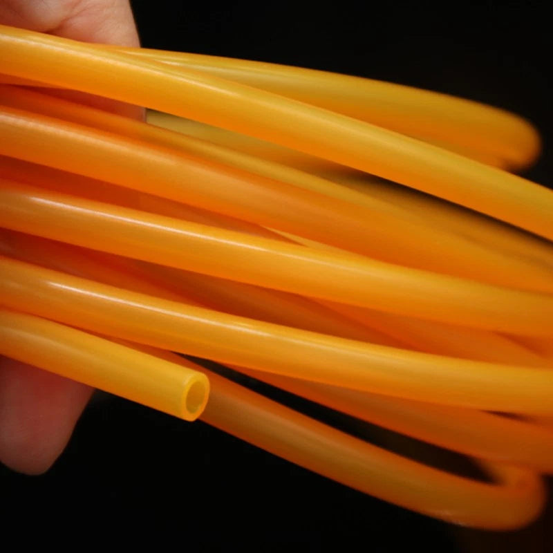 Orange Food Grade Silicone Tubing — Flexible Soft Hose for Brewing, Beverage & Water Transfer