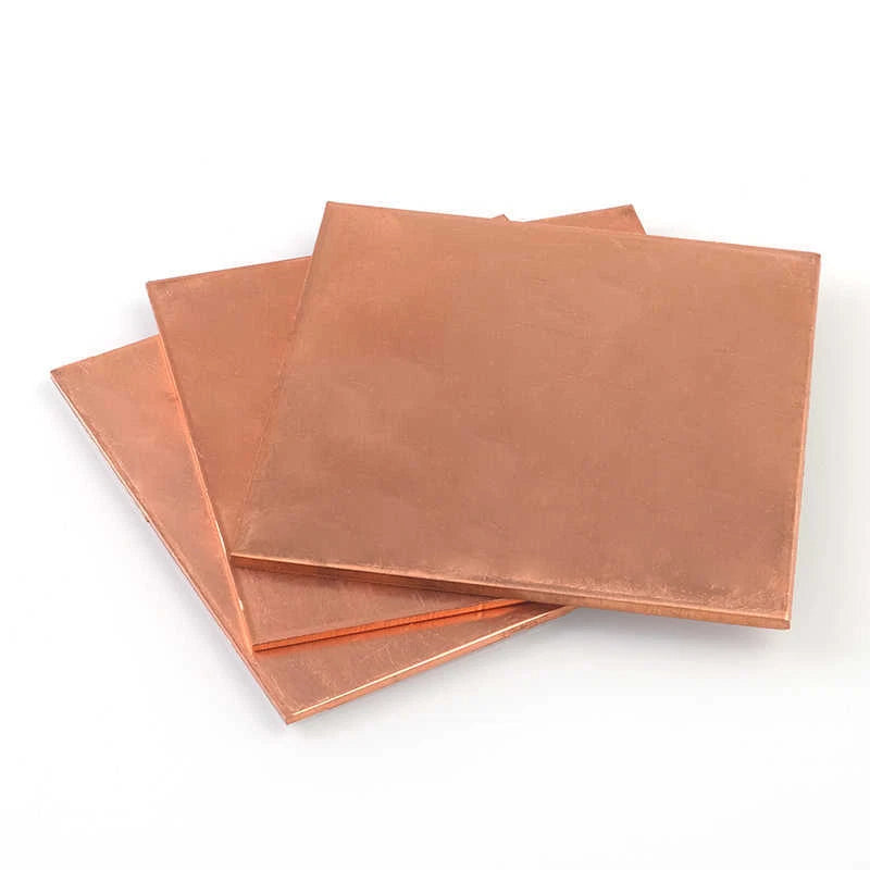 T2 99.9% Pure Copper Sheet Metal Sheet Flat Plate 0.3-6mm Thick, 10-600mm Length