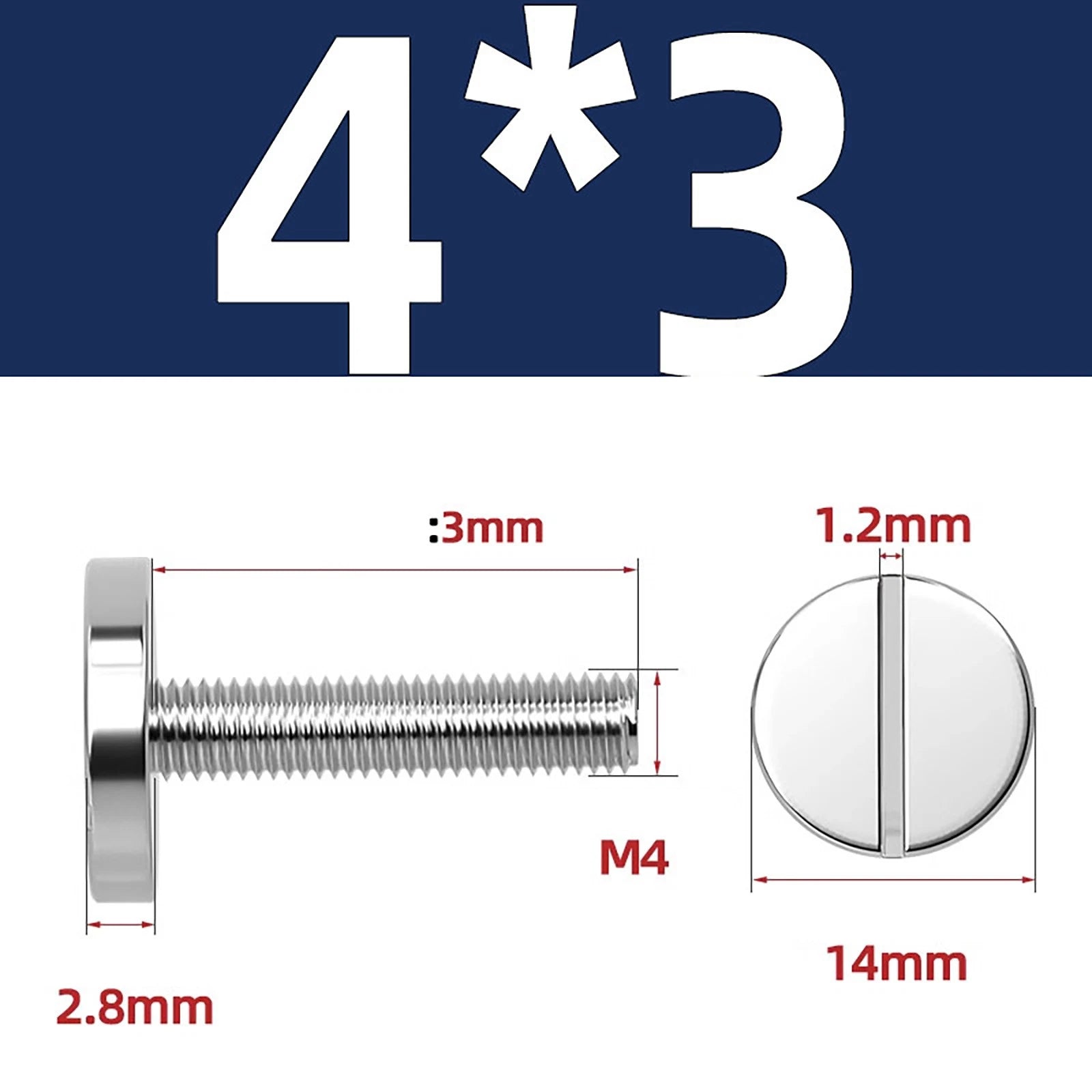 A2 Stainless Steel Slotted Large Head Machine Screws — Wide Pan Bolt DIN 921 | M2–M10
