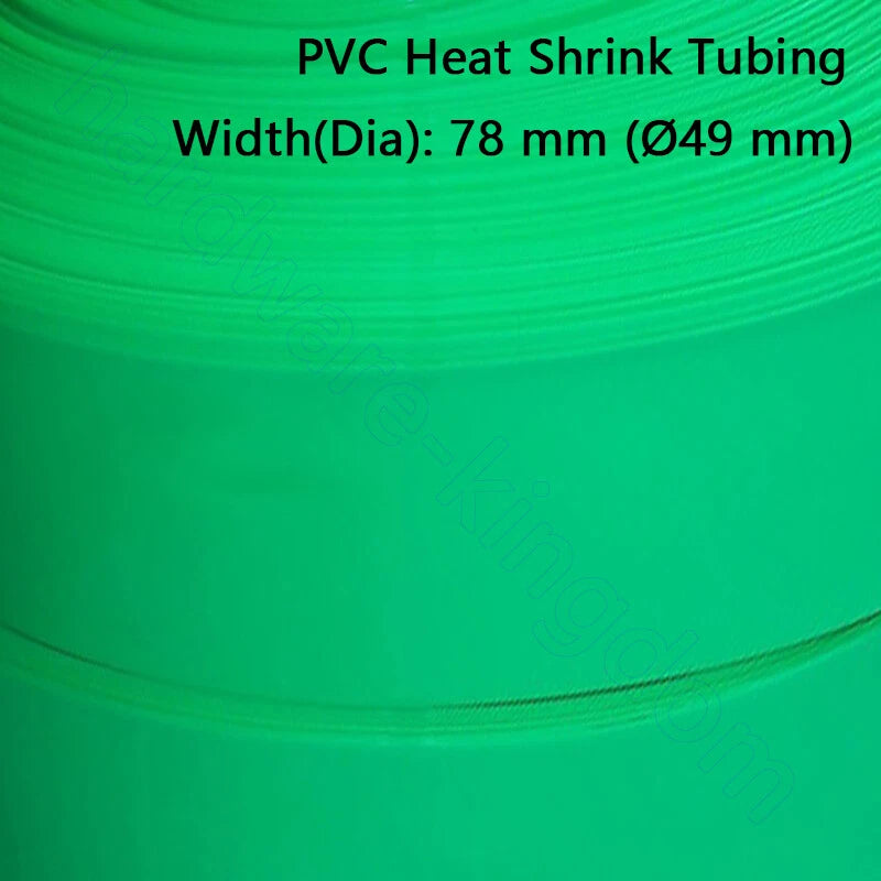 PVC Heat Shrink Tubing 7–130mm | RC Battery, LiPo, NiMH, NiCd Wire Wrap
