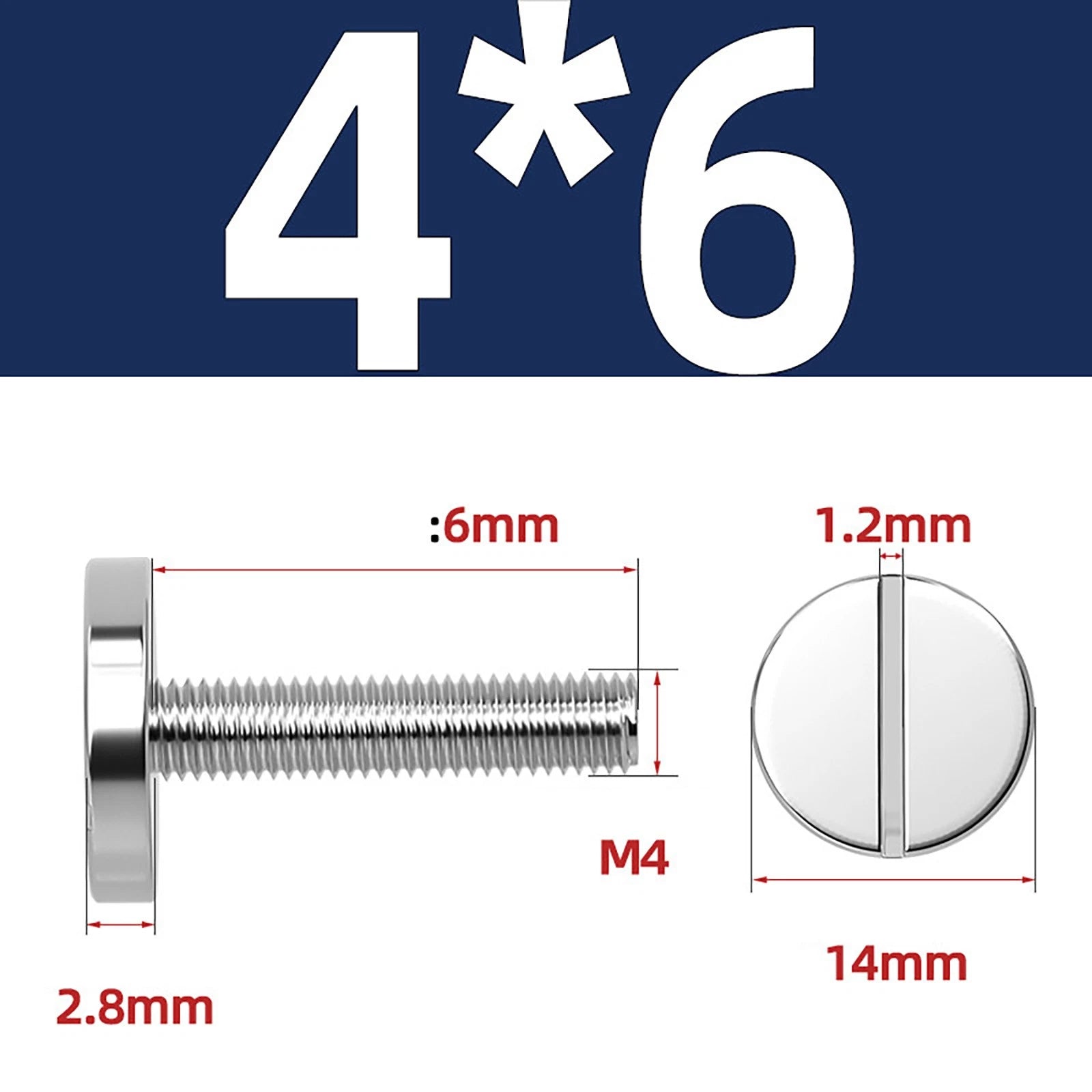 A2 Stainless Steel Slotted Large Head Machine Screws — Wide Pan Bolt DIN 921 | M2–M10