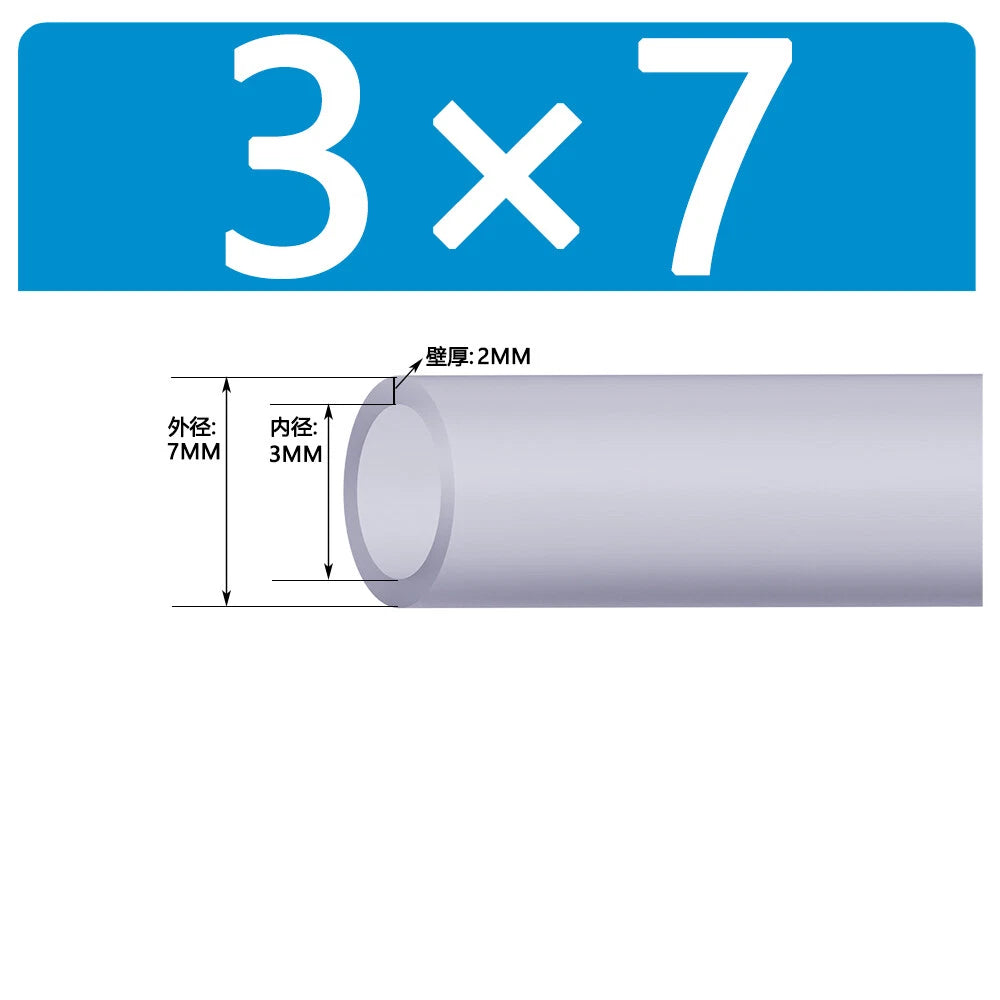 Food Grade Clear Silicone Tube Beer Milk Hose Pipe Soft Rubber ID 0.5mm - 38mm