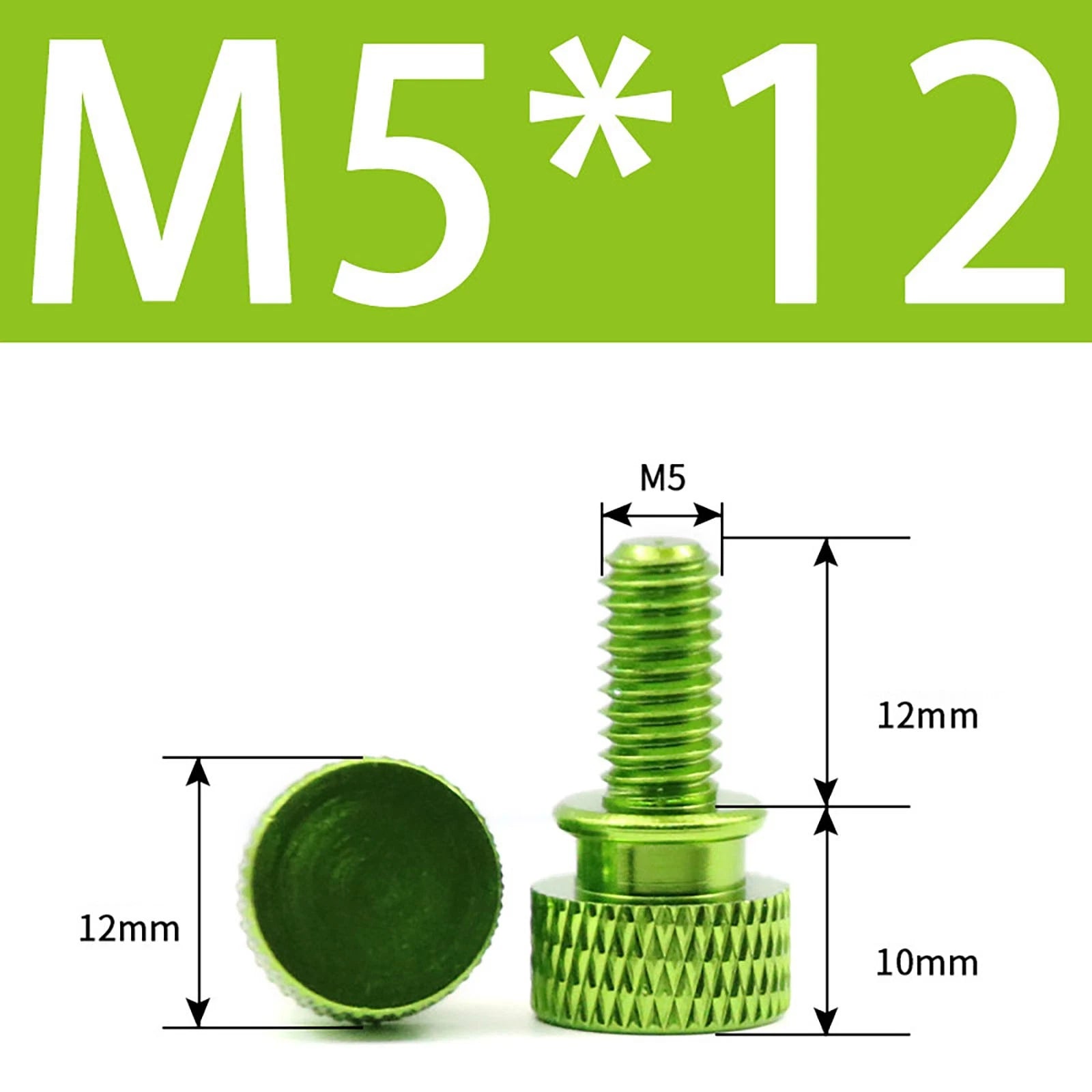 Aluminum Thumb Screws M5 M6 Knurled Hand Bolts Anodized PC Case Hobby DIY Stock