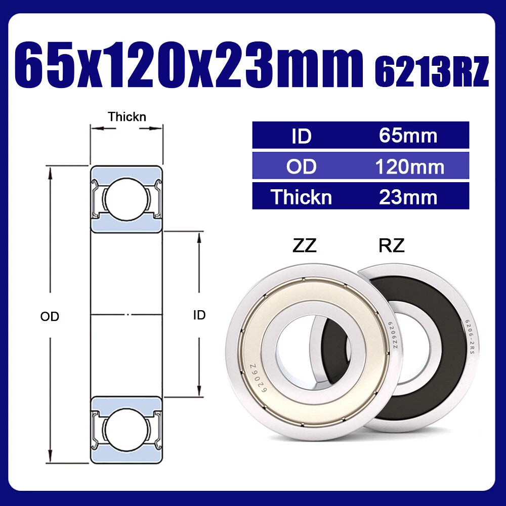RZ or ZZ Bearings Precision High Speed Bearings Deep Groove Ball Bearing, Sealed
