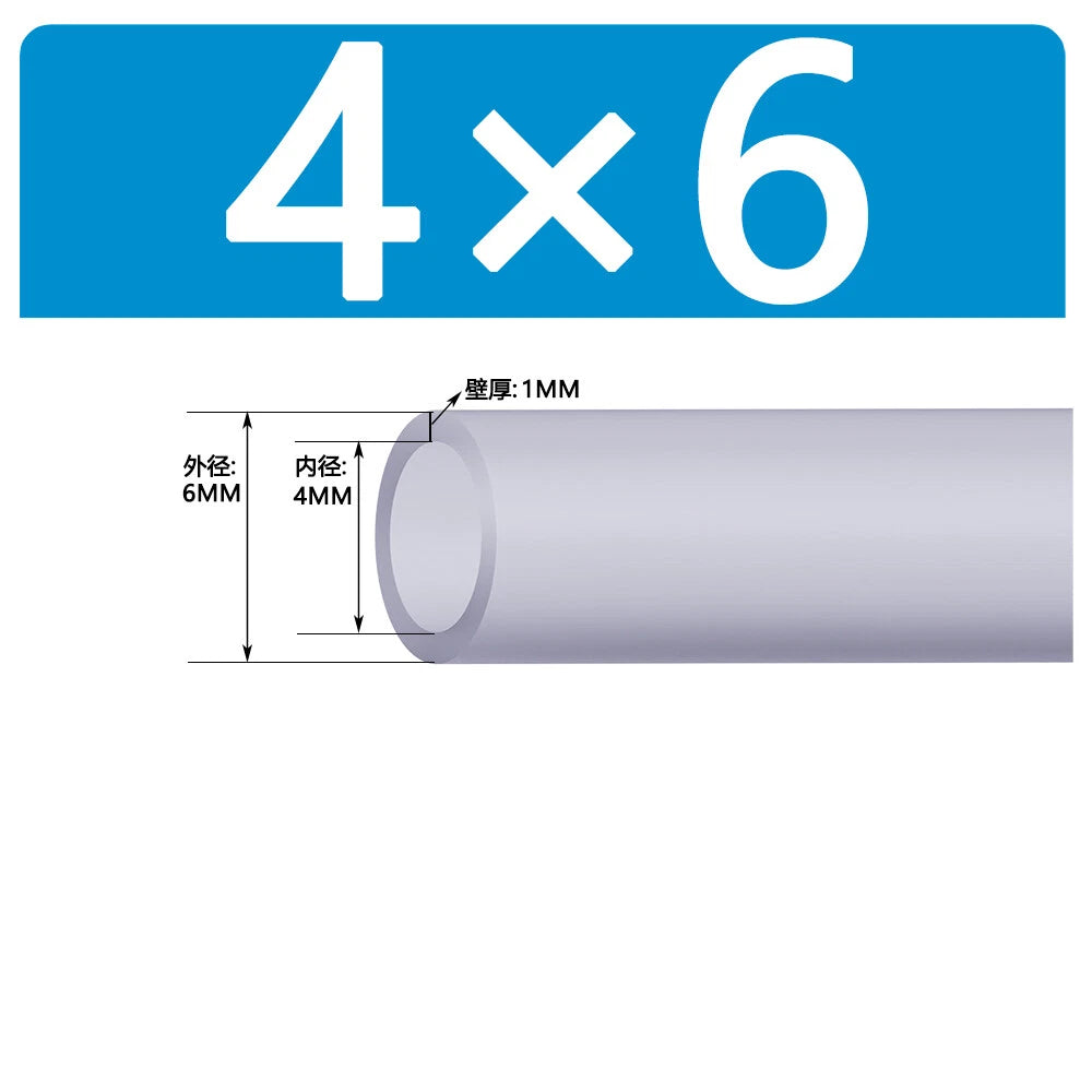 Food Grade Clear Silicone Tube Beer Milk Hose Pipe Soft Rubber ID 0.5mm - 38mm