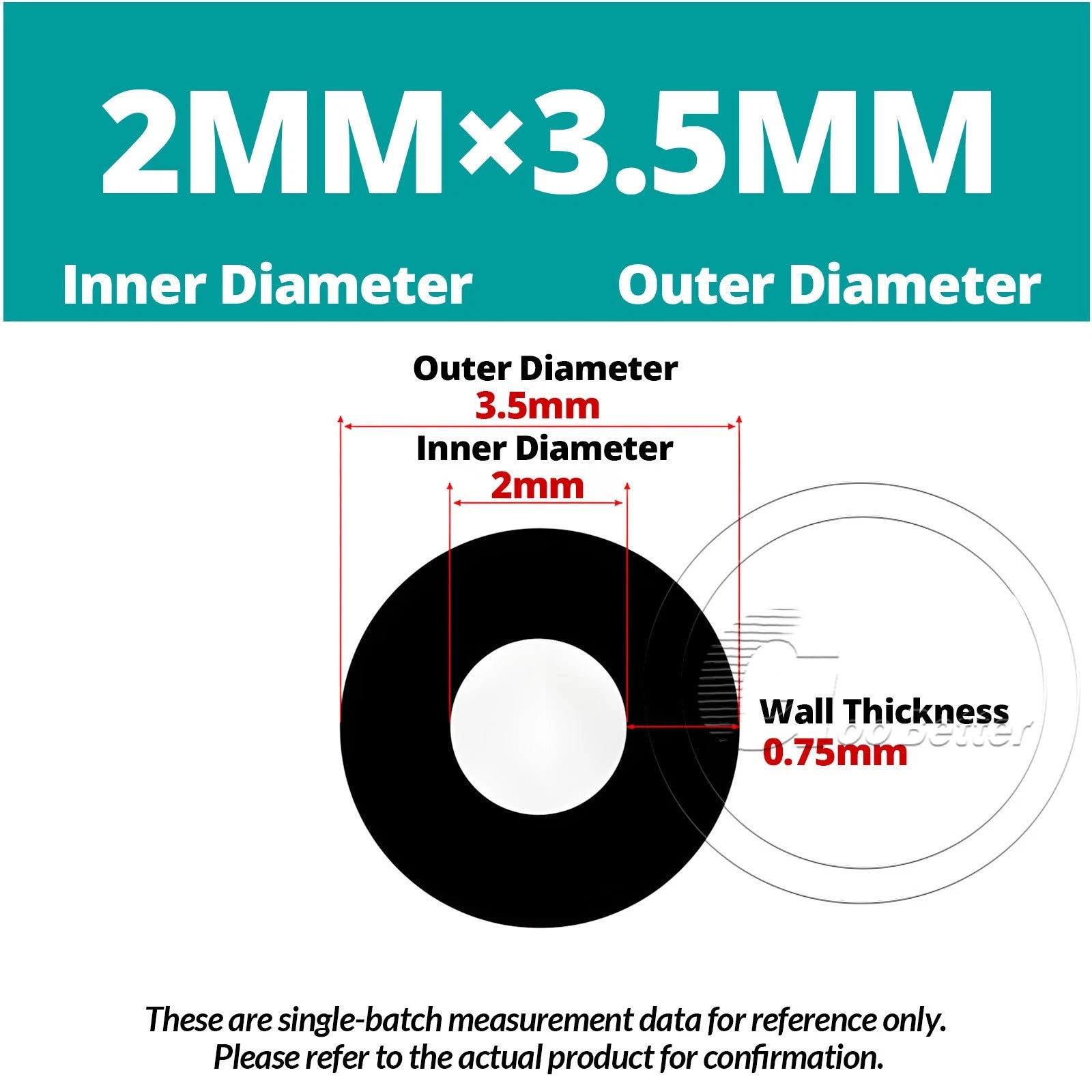 Black Silicone Rubber Tube – ID 0.5–60mm × OD 1–68mm Flexible Hose Pipe