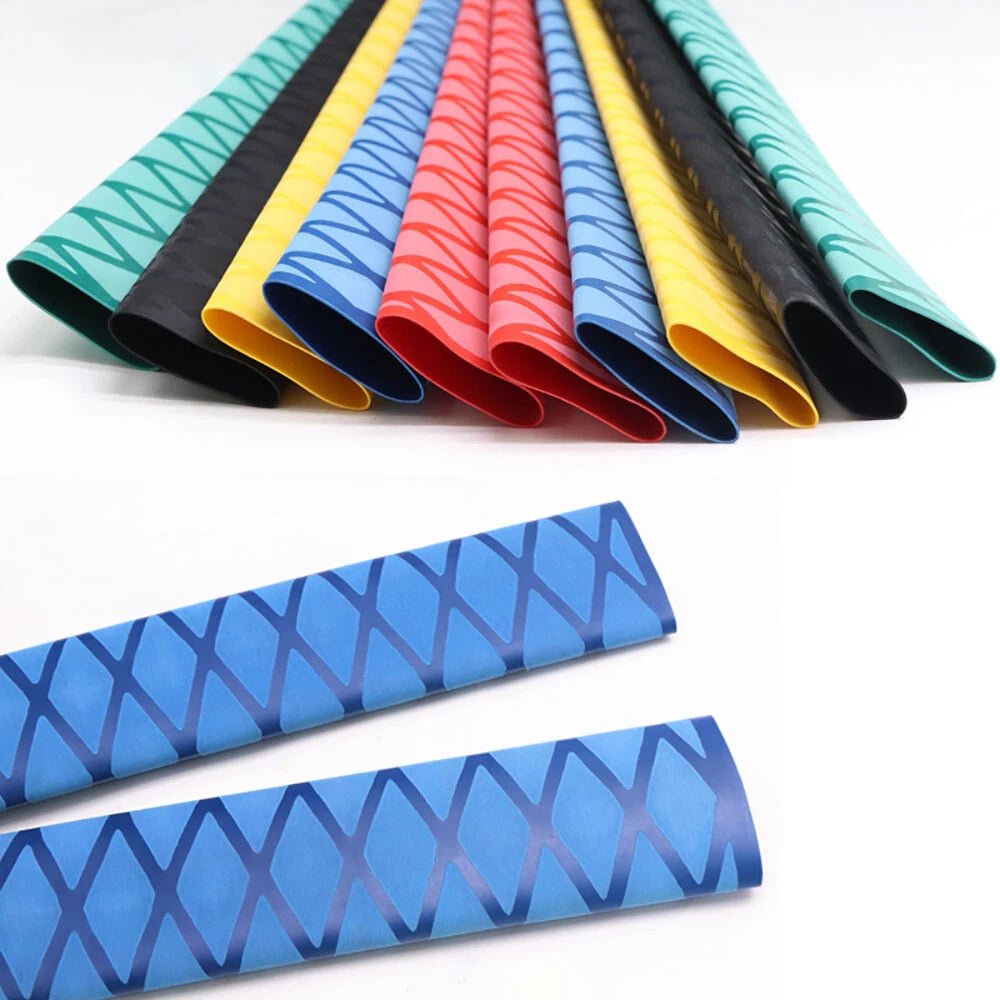 2:1 Heat Shrink Tubing – Patterned Cable Sleeve for Rod Handles - HomeDIYer