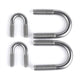 304 Stainless Steel U-Bolts for Round Pipe — M6 M8 M10 M12, 14mm–328mm