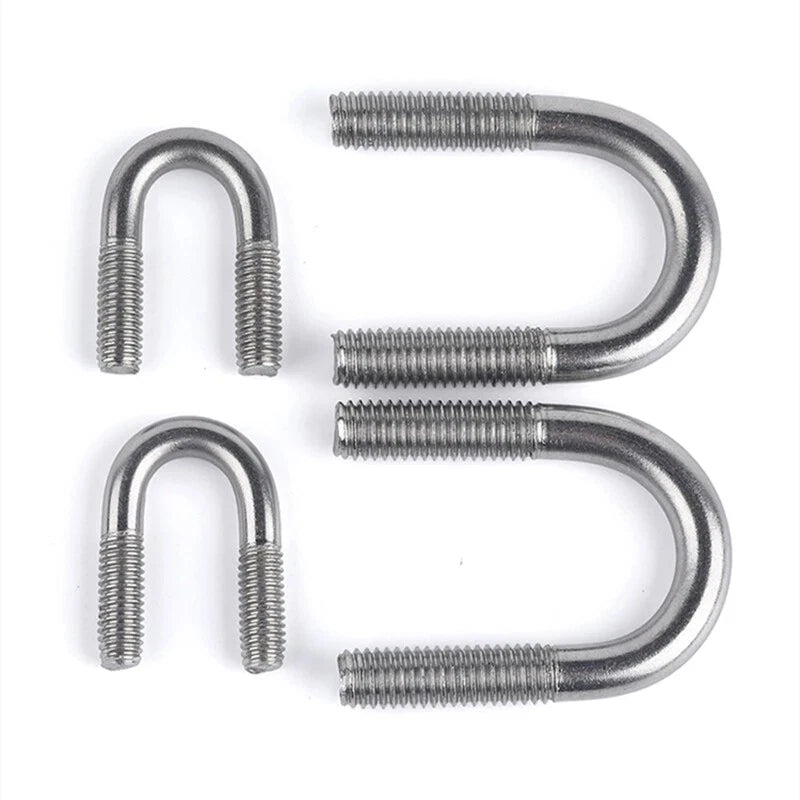 304 Stainless Steel U - Bolts for Round Pipe — M6 M8 M10 M12, 14mm–328mm - HomeDIYer