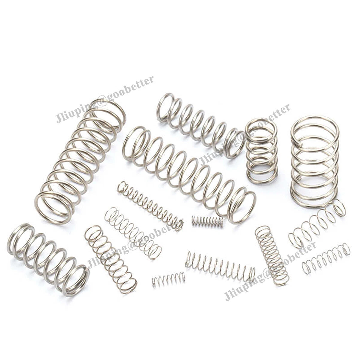 Compression Spring Wire Dia 2mm Stainless Steel Pressure Coil Springs OD 10-30mm