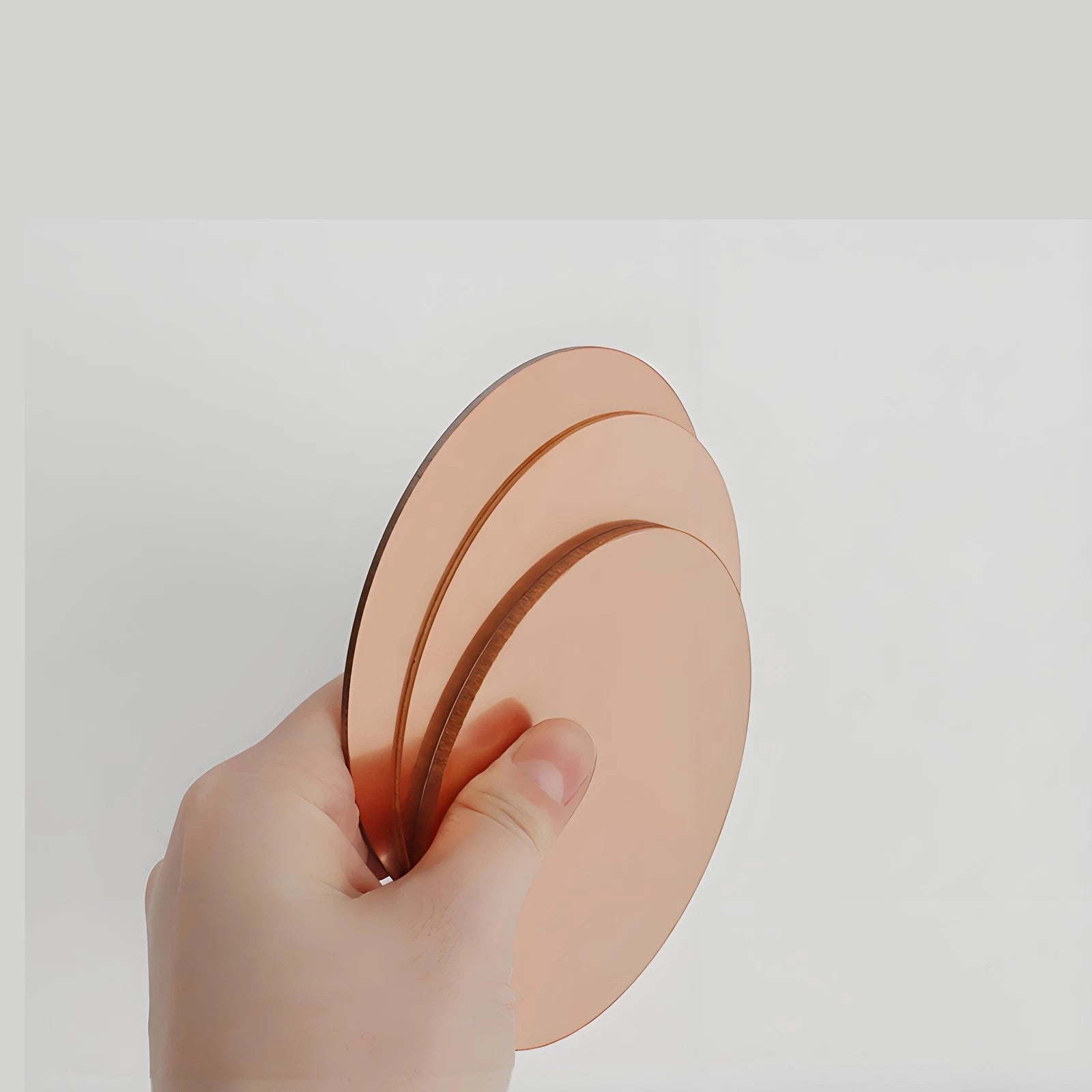 Solid Pure Copper Disc Blank Cut Round Sheet Plate Thick 0.3-5mm Dia 50mm-300mm
