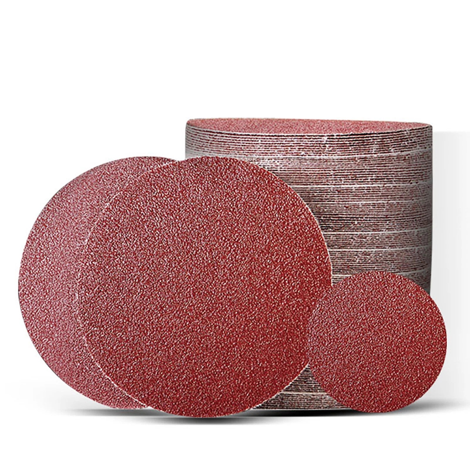 75mm - 225mm Wet & Dry Sanding Discs Sandpaper Film Hook and Loop Pads All Grit