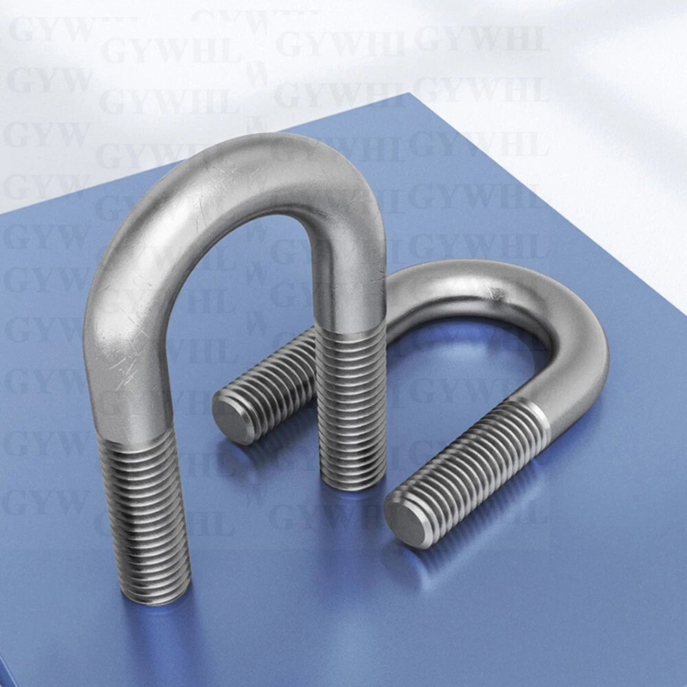 Marine Grade Round Bend U - Bolts — A2 & A4 Stainless Steel, M6 to M20 - HomeDIYer