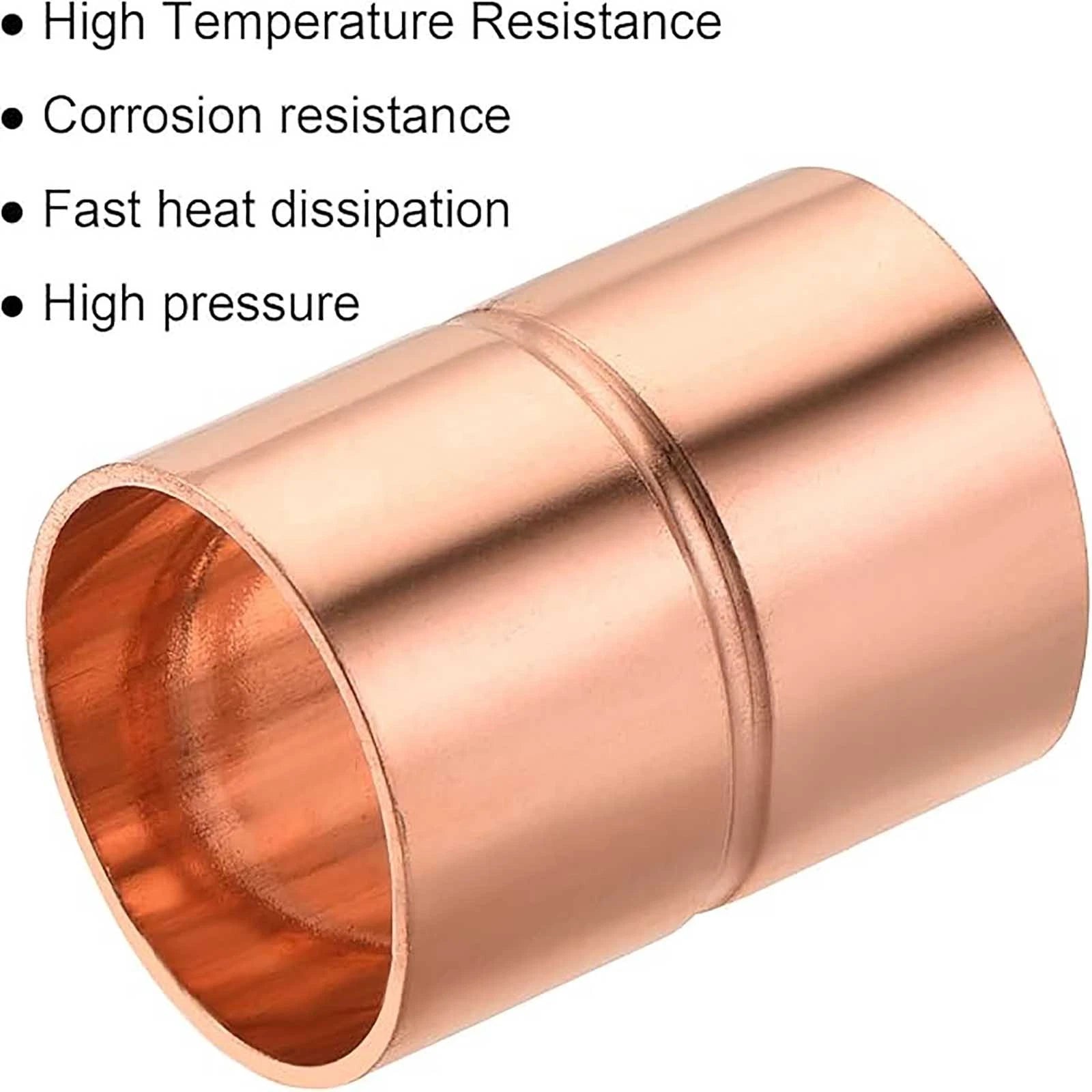 End Feed Copper Pipe Coupling Fittings – WRAS Approved, 6mm to 133mm
