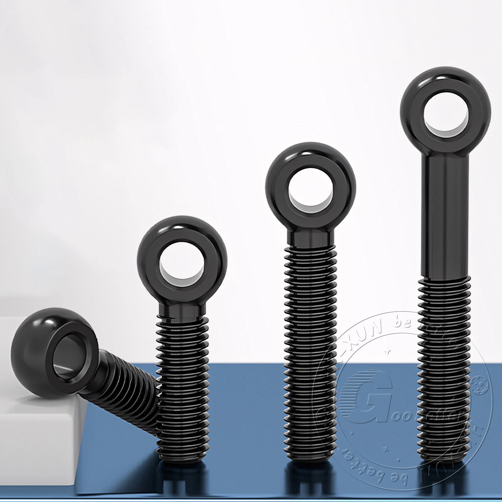 Eye Bolts Threaded Rings 4.8 Carbon Steel Catenary Wire Hanging Eyelet Screws